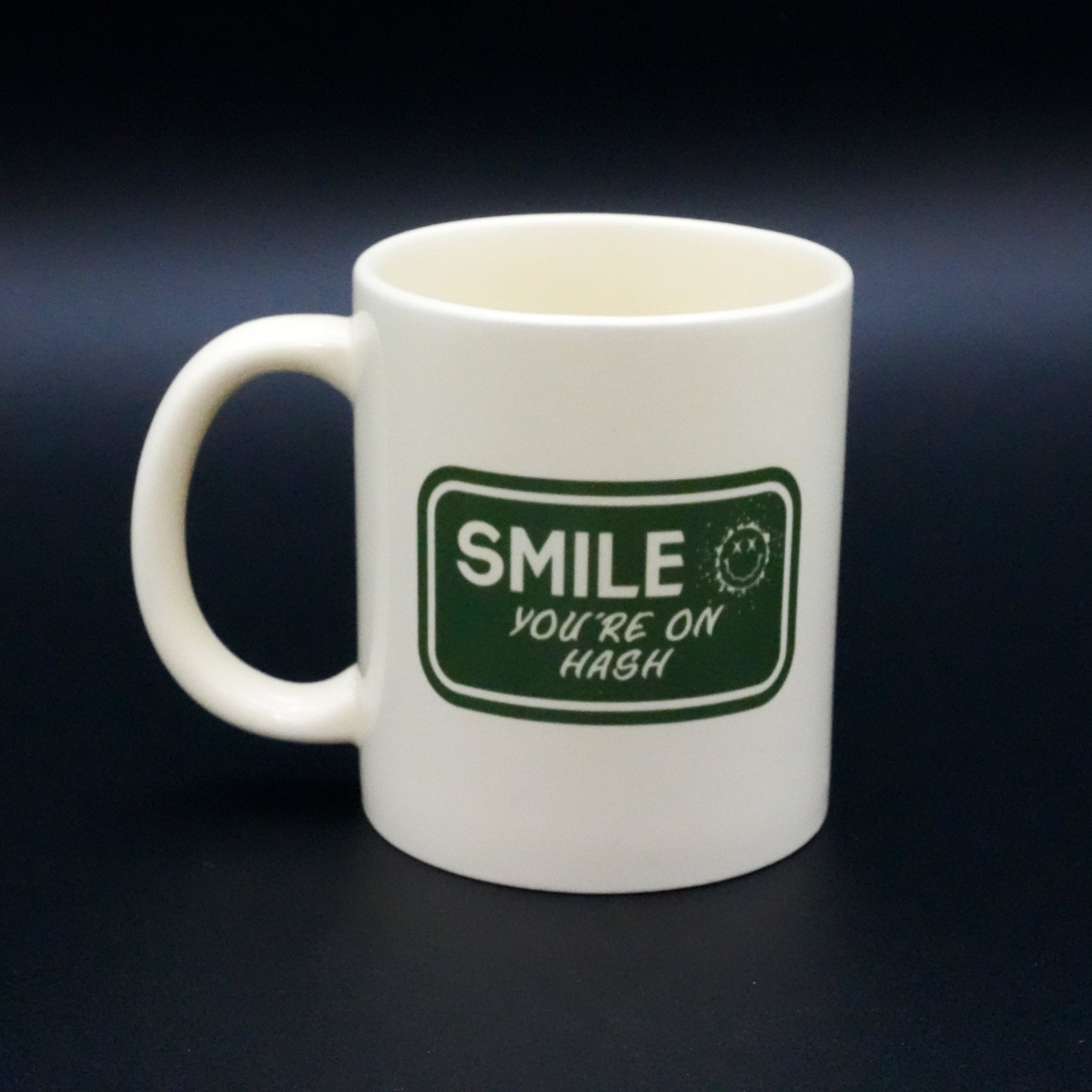 Smile You're On Hash Mug